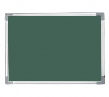 Storite Melamine Non-magnetic Green Chalk board with Lightweight Aluminum Frame - 2x3 Feet