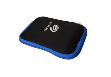 Wholesale Seagate External Hard Disk Pouch / Case (Black/Blue)