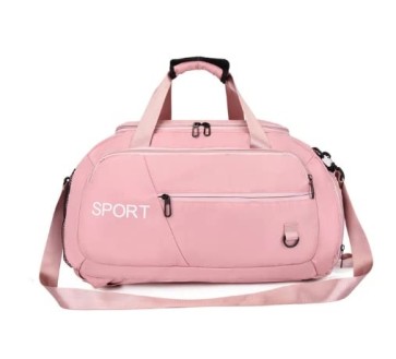 Storite Nylon 55 Cm Imported Multi Purpose Travel Duffle Bag for Women with Dry and Wet Separate Pocket, Lightweight Waterproof Backpack Carry Luggage Bag with Shoe Compartment