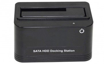 USB 3.0 to SATA Single-Bay External Hard Drive Docking Station for 2.5/3.5 Inch HDD/SSD with 8TB Drive Support