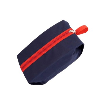 SNDIA Reusable Waterproof Shoe Bag for Travel & Storage Travel Organizer for Women & Men Travel Accessories Shoe Organizer Shoe Bags Pouches Shoe Cover for Travelling(30x13x16cm, Blue & Red)