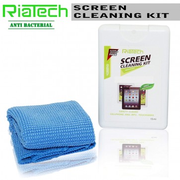RiaTech 2 in 1 screen cleaning kit for LCD Screen of Mobiles Tablets and Laptops 