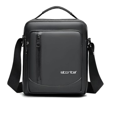 Storite Stylish Oxford Sling Bag for Men Messenger Crossbody Bag for Multi Purposes & Travel Office Business One Side Shoulder Carry Handbag For Men