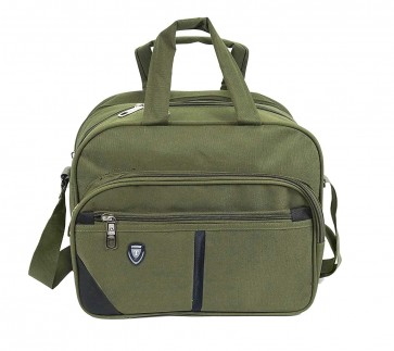 Storite Cross body Travel Office Business Messenger Shoulder Bag For Men Women -Horizontal Olive (33 x 19 x 26.5 cm)