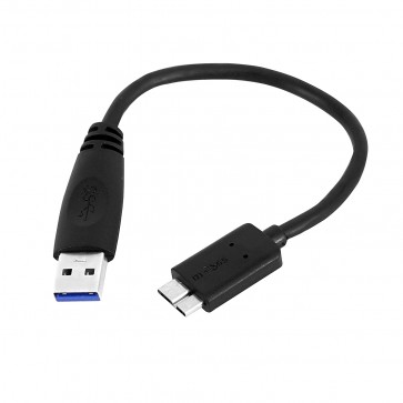 Storite USB 3.0 A to Micro B SuperSpeed Cable For External Hard Drives - (20cm)