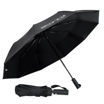 Storite Umbrella for Men - Auto Open/Close Big Size Foldable Umbrella with Travel Cover for Men and women - 3 fold Windproof umbrella - 23 inch