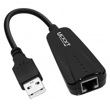Storite USB to Ethernet Adapter, USB 2.0 to 10/100 mbps Ethernet Network Internet LAN RJ45 Adapter Replacement for Desktop Laptop - Black