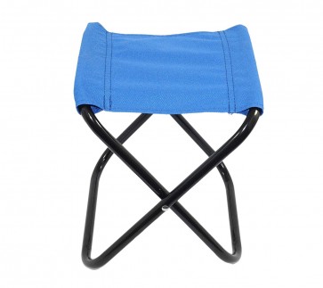 Storite Mini Portable Folding Stool Chair Outdoor Camping Stool for Camping, Hiking, Fishing, Picnic, Garden -(8.25 x 9.80 inch) Specially Design for Kids (Blue)