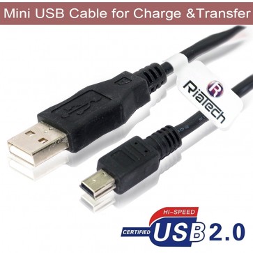 RiaTech USB 2.0 Cable - A-Male to Mini-B -75CM