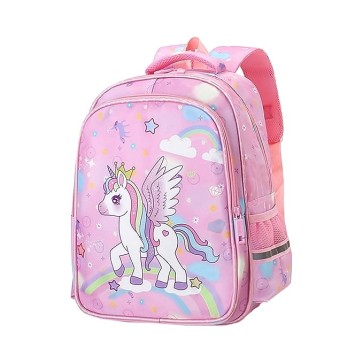 Storite Backpack for Kids Girls, Sturdy and Water-Resistant, Ideal Backpack for Young Boys and Girls, Great for Birthdays Gifts-Pink