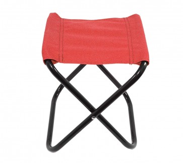 Storite Mini Portable Folding Stool Chair Outdoor Camping Stool for Camping, Hiking, Fishing, Picnic, Garden -(8.25 x 9.80 inch) Specially Design for Kids(Red)