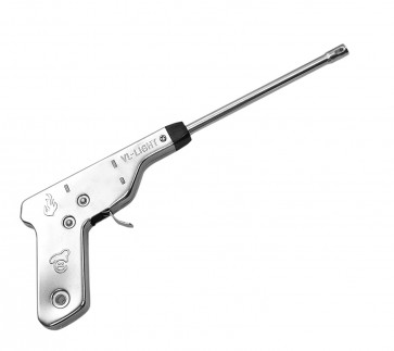 Storite Pistole shape Metal Impulse Igniter Spark lighter For Kitchen- 27cm- Silver