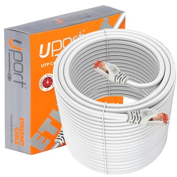 UPORT 20 Meter Cat 6 Ethernet Cable, High Speed Cat6 RJ45 Network Ethernet LAN Patch Network Internet Cable LAN Wire Computer Cord for Laptop Desktop PC Router Server Rack Wires for Modem
