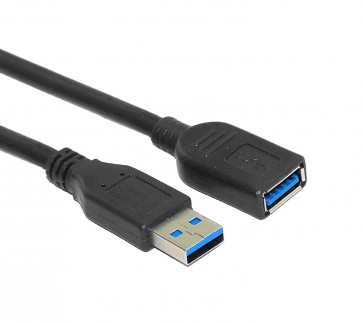   Storite USB 3.0 Male A To Female A Extension 9 Feet Cable Super Speed 5GBps For Laptop/PC/Mac/Printers Black 