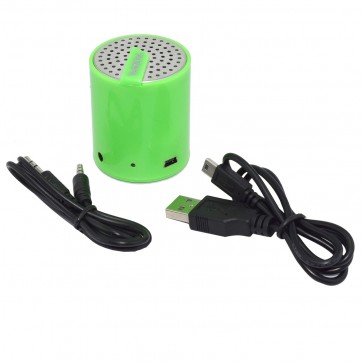 Wholesale Tech and Go Splash Mini Rechargeable Portable Speaker - Green