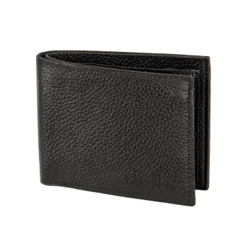 Storite Dark Brown Leather Wallets for Men with 1 ID Window, 3 Card Slots, 2 Cash Slots and 1 Inside Zipper Pocket Slim Purse