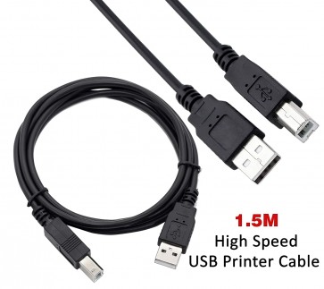 Storite 1.5M High Speed USB Printer Cable USB 2.0 Type A Male to Type B Male Cable Cord