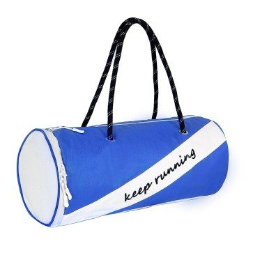 Storite Nylon 45 Cm Imported Travel Duffle Bag for Men & Women Sports Gym Shoulder Bag with Separate Shoes & Wet Pocket Compartment - (Blue,45 x 19 x 19cm)