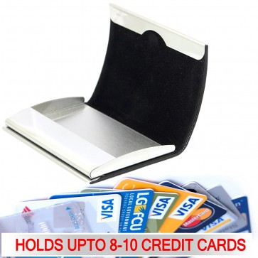 Wholesale Credit / Business Card Holder Men & Women Premium Quality - Black