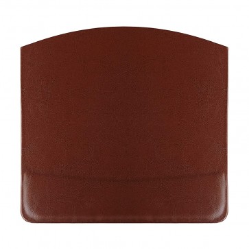 RiaTech Non-Slip PU Leather Mouse Pad for Home, Office Desktop Laptop & Computer with Wrist Rest Comfortable Mouse Mat -(230x255x5 mm, Brown)