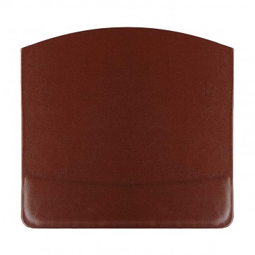 RiaTech Non-Slip PU Leather Mouse Pad for Home, Office Desktop Laptop & Computer with Wrist Rest Comfortable Mouse Mat -(230x255x5 mm, Brown)