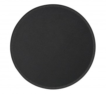 Storite Round Computer Mouse Pad with Stitched Edges & Non-Slip Rubber Base for Gaming Laptop Pc Computer (230mm x 230mm x 2mm) - Black Border