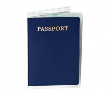 Storite PVC Transparent Passport Cover with Credit Id Card Case Organizer Travel Protector (14 x 9.5 cm)