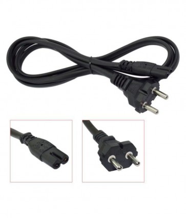 Wholesale 1.8 Meter 2 Pin Power Flat Cable Cord For Laptop - Black