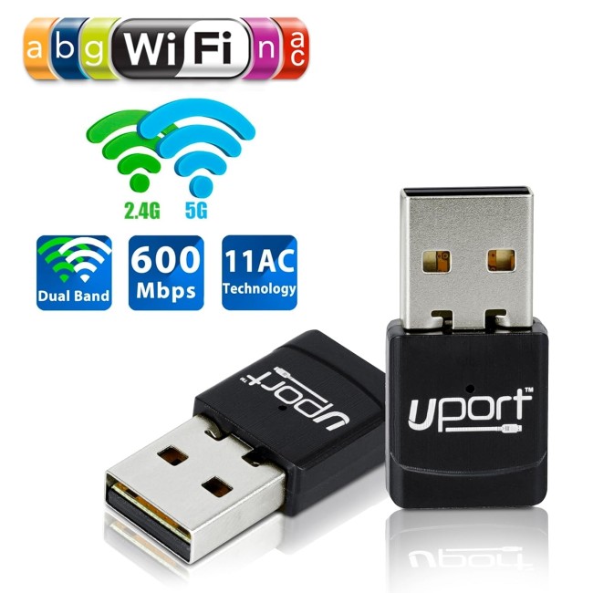 Usb 5g UPORT USB 5G 600 MBPS WiFi Adapter Driver Free Dual Band 2.4Ghz/5Ghz ...