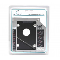 Storite  SATA Optical Bay 2nd Hard Drive Caddy, Universal for 9.5mm CD / DVD Drive Slot (for SSD and HDD)