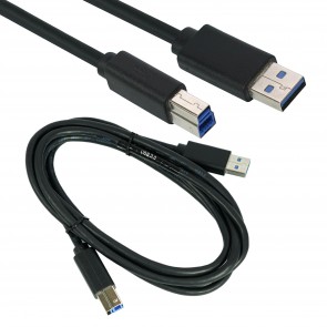 Storite 1.5M High Speed USB 3.0 A Male to B Male Printer Cable Cord – Black