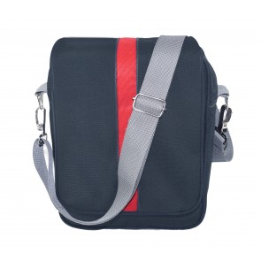 Storite Stylish Nylon Sling Cross Body Travel Office Business Messenger one Side Shoulder Bag for Men Women (Grey, 30x22.8x10 cm)
