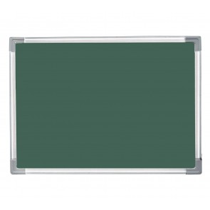 Storite Melamine Non-magnetic Green Chalk board with Lightweight Aluminum Frame - 2x3 Feet
