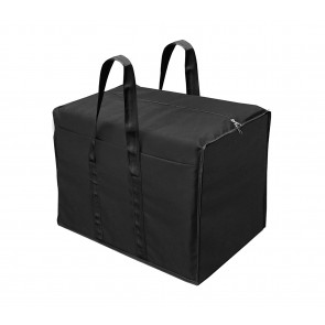 Storite Multi-Purpose Storage/Stationery Paper Storage Bag with Zip and Handle (Black,57x 36.8X 40.5 cm)