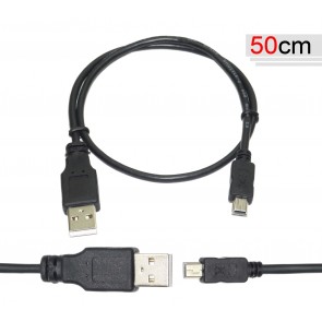 Wholesale USB 2.0 A to Mini 5 pin B Cable for External HDDS/Camera/Card Readers - 50CM