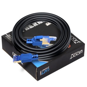 Storite CAT 7 Ethernet Cable 3m High Speed 10 Gbps Gigabit Internet Lan Patch Cord with Shielded RJ45 Connectors for Computer Laptop Router Modem Switch Box (Black)
