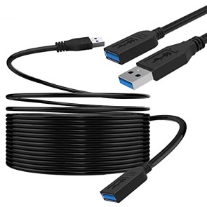 Storite 5 meter USB 3.0 Male A to Female A Extension Cable (Compatible with Laptops only - Not suitable for Desktop PC)