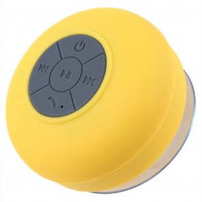 Wholesale Wireless Bluetooth Speaker with Suction Cup for All Devices with Bluetooth Capability - Yellow