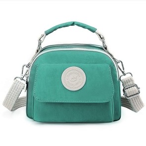 Storite Women's Stylish Small Lightweight Sling Crossbody Shoulder Bag, Portable Handbag Bag With Inner Padded Pocket & Adjustable Strap (21x10x17cm)