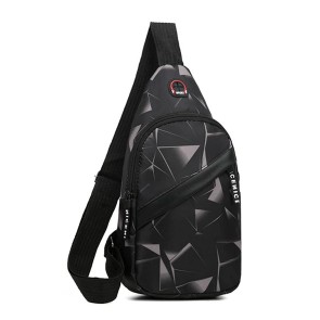 Storite Crossbody Shoulder/Nylon Chest Sling Bag for Men Women, Lightweight One Strap Sling backpack for travelling - (15 x 30 x 5.5 cm, Black)