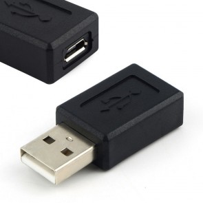 Wholesale Micro USB 5 pin Type B Female TO USB 2.0 Type A Male Connector Adapter (Black)