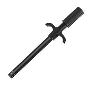 NISUN Pack of 1 Easy Grip Metal Regular Gas Lighters for Gas Stoves, Restaurants & Kitchen Use - Black