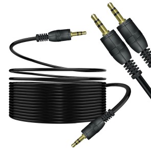 Storite 5M 3.5mm Aux Cable 1.6FT Audio Cable TRS Cord 3.5mm to 3.5mm Stereo Jack to Jack cable Male to Male Jack Aux Lead for mobile Phone, Computer, Laptop, Portable Speakers and MP3 Cases