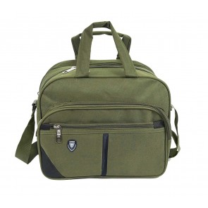 Storite Cross body Travel Office Business Messenger Shoulder Bag For Men Women -Horizontal Olive (33 x 19 x 26.5 cm)