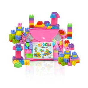 Storite Building Blocks Toys for Kids Educational and Learning Puzzle Games for Kids Girls & Boys Preschool Children -106 Pcs Bag - Multicolour