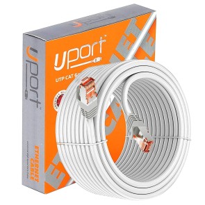 UPORT 10 Meter Cat 6 Ethernet Cable, High Speed Cat6 RJ45 Network Ethernet LAN Patch Network Internet Cable LAN Wire Computer Cord for Laptop Desktop PC Router Server Rack Wires for Modem