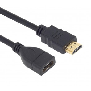 50cm HDMI Male to Female Extension Cable Support 4K 3D Resolution HDMI Extender for Xbox, PS3/PS4, Blu Ray Player, HDTV, Laptop/PC