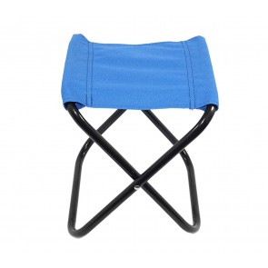 Storite Mini Portable Folding Stool Chair Outdoor Camping Stool for Camping, Hiking, Fishing, Picnic, Garden -(8.25 x 9.80 inch) Specially Design for Kids (Blue)