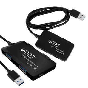 Uport 1 Meter USB 2.0 HUB, 4 Port Adapter for Fast Data Transfer