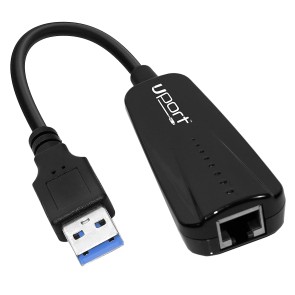 Storite USB 3.0 to Ethernet Adapter, USB 3.0 to 10/100/1000 Gigabit RJ45 Network LAN Adapter, Support Windows, Linux & Mac - Black
